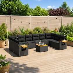 Enhance Your Outdoor Space with 11 Piece Garden Sofa Set