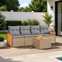 Enhance Your Outdoor Space with This 5-Piece Sofa Set