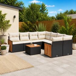 Transform Your Outdoor Space with a 9 Piece Sofa Set