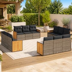 Elevate Your Outdoor Experience with This 12-Piece Sofa Set