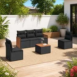 Transform Your Outdoor Space with this 6 Piece Sofa Set
