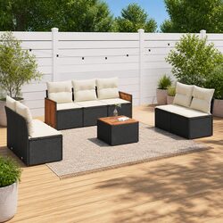Transform Your Outdoor Space with This 8 Piece Sofa Set