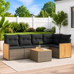 Enhance Your Outdoor Experience with This 6-Piece Sofa Set