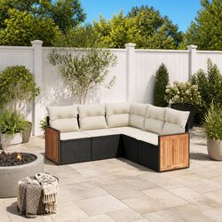 Elevate Your Outdoor Space with a 5-Piece Rattan Sofa Set