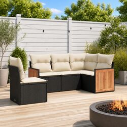 Transform Your Outdoor Space with 5-Piece Sofa Set