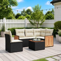 Transform Your Outdoor Space with a 6 Piece Garden Sofa Set