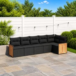 Transform Your Outdoor Space with This 6-Piece Garden Sofa Set