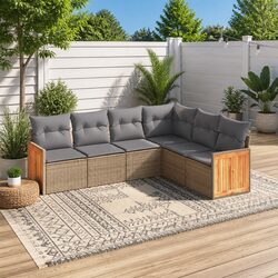 Enhance Your Outdoor Space with This 6 Piece Sofa Set
