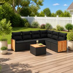 Enhance Your Outdoor Space with a 7 Piece Sofa Set