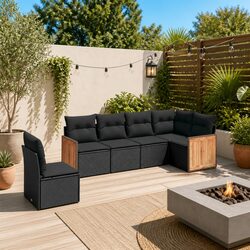 Enhance Your Outdoor Space with This 6-Piece Sofa Set