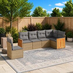 Transform Your Outdoor Space with This 6-Piece Sofa Set