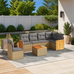 Enhance Your Outdoor Space with 7 Piece Sofa Set