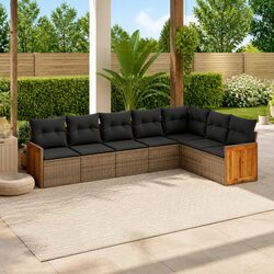 Enhance Your Patio with a 7 Piece Garden Sofa Set