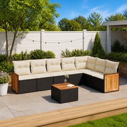 Transform Your Outdoor Space with an 8-Piece Sofa Set