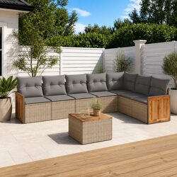 Transform Your Outdoor Space with This 8-Piece Sofa Set