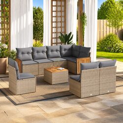 Elevate Your Outdoor Space with 9 Piece Sofa Set