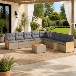 Enhance Your Outdoor Experience with This 10 Piece Sofa Set
