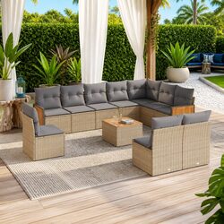 Transform Your Outdoor Space with an 11-Piece Sofa Set