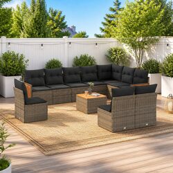 Enhance Your Outdoor Space with 11 Piece Sofa Set