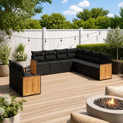 Elevate Your Outdoor Space with This 9 Piece Sofa Set