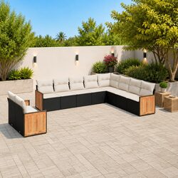 Enhance Your Patio with This 10 Piece Modular Sofa Set