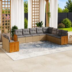 Enhance Your Outdoor Space with a 10 Piece Patio Sofa Set