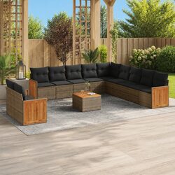 Comfortable 12 Piece Garden Sofa Set for Outdoor Living
