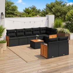 Stylish Outdoor 9-Piece Sofa Set for Backyard Spaces