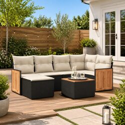Enhance Your Patio with 7 Piece Outdoor Sofa Set