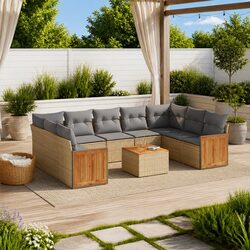 Comfortable 10 Piece Outdoor Sofa Set for Relaxing