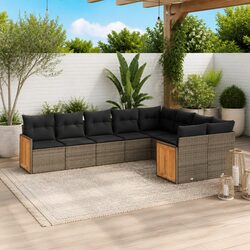 Enhance Your Outdoor Space with This 9 Piece Sofa Set