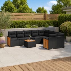 10 Piece Outdoor Garden Sofa Set for Relaxing Evenings