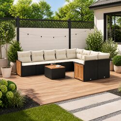 Transform Your Outdoor Space with This 10-Piece Sofa Set