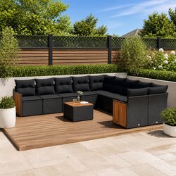 Transform Your Outdoor Area with This 11-Piece Sofa Set
