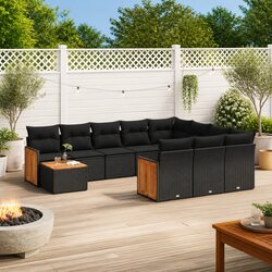 Elevate Your Outdoor Space with 11-Piece Sofa Set