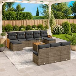Elevate Your Outdoor Space with This 11-Piece Garden Sofa Set