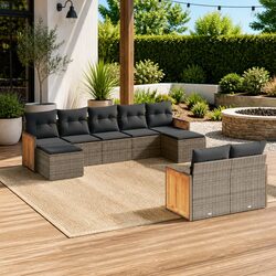 Enhance Your Outdoor Living with a 9-Piece Sofa Set