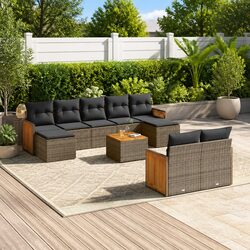 Elevate Your Outdoor Space with a 10 Piece Garden Sofa Set