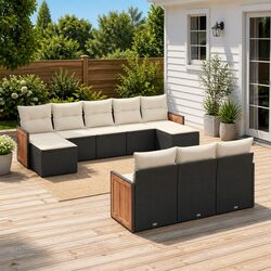 Enhance Your Outdoors with a 10 Piece Garden Sofa Set