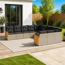 Transform Your Patio with a Comfortable 11-Piece Sofa Set
