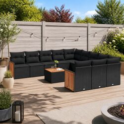 Transform Your Outdoor Space with This 12-Piece Sofa Set