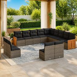 Elegant 13 Piece Garden Sofa Set for Outdoor Relaxation