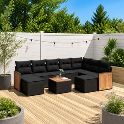 Elevate Your Outdoor Space with This 10-Piece Sofa Set