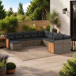 Enhance Your Outdoor Space with a Modular 11-Piece Sofa Set