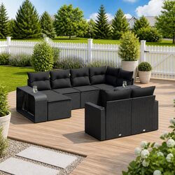 Transform Your Outdoor Space with 10 Piece Sofa Set