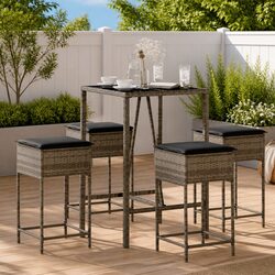 Enhance Your Outdoor Space with a 5-Piece Garden Bar Set