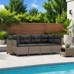 Transform Your Outdoor Space with 5 Piece Garden Sofa Set
