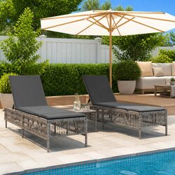 Elevate Your Outdoor Space with Grey Sun Loungers