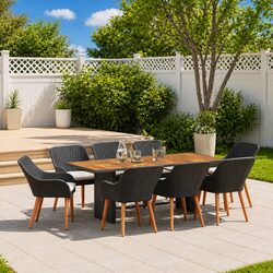 Elevate Your Outdoor Living with 9-Piece Dining Set