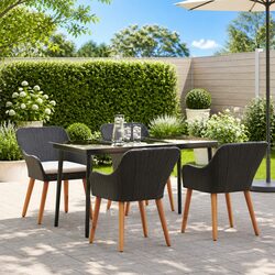 Transform Your Outdoor Space with 5-Piece Dining Set